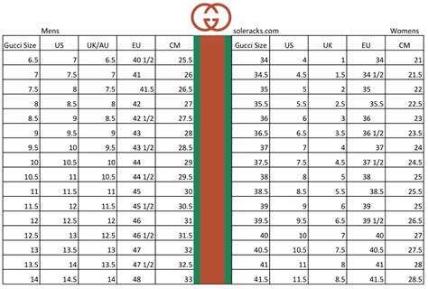 Gucci shoe size chart youth